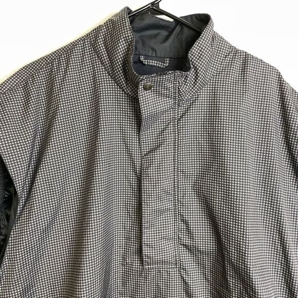 DryJoys by FootJoy Golf Jacket Mens XL Houndstooth Sleeveless Vest Rain Wind - Picture 5 of 8